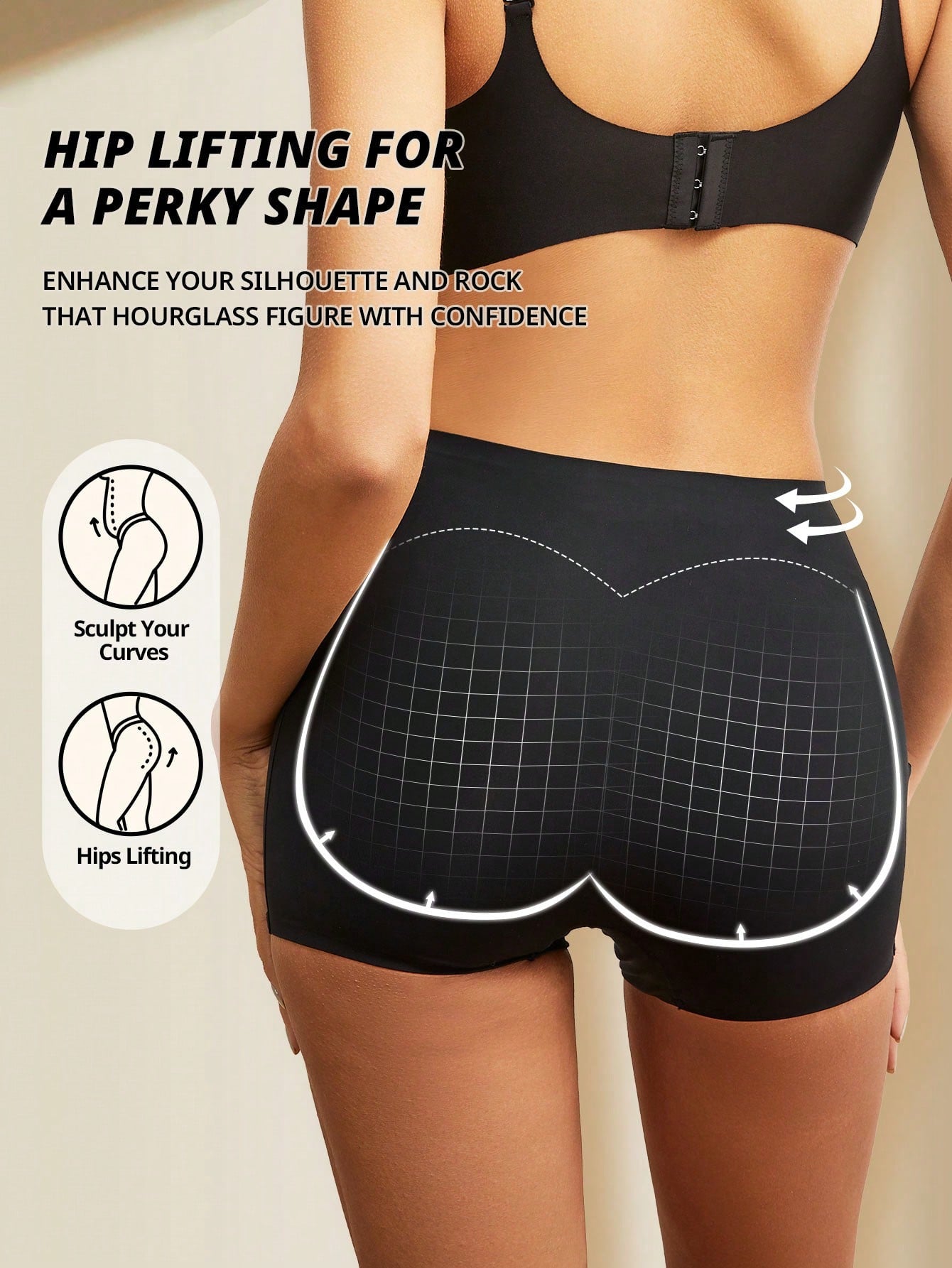 Seamless High Waist Boxer Briefs