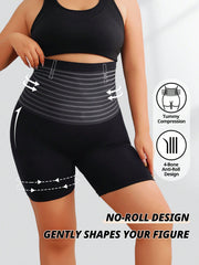 Plus Size High Waist Tummy Control Shapewear Shorts