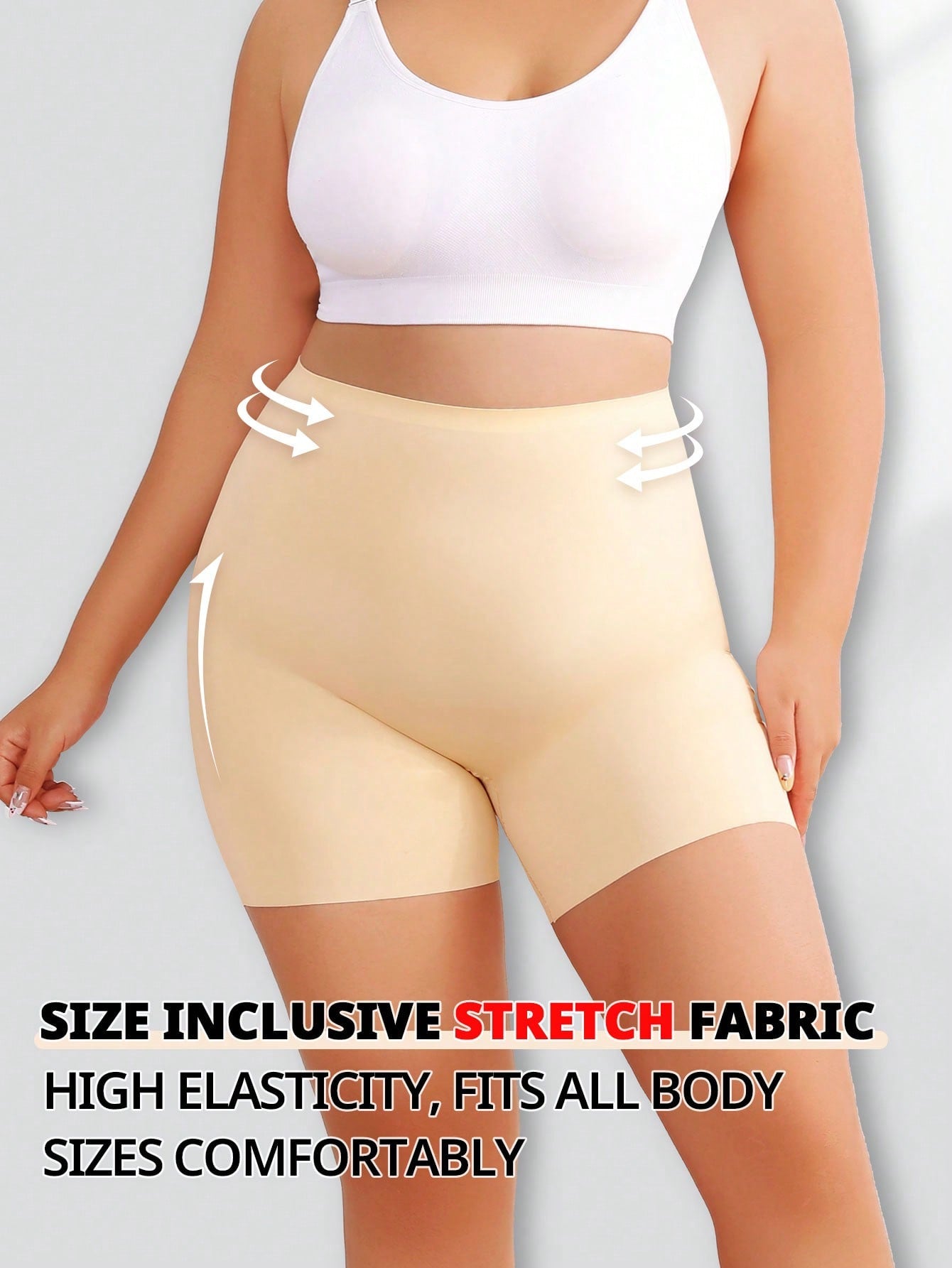 Plus Size Seamless Boyshorts