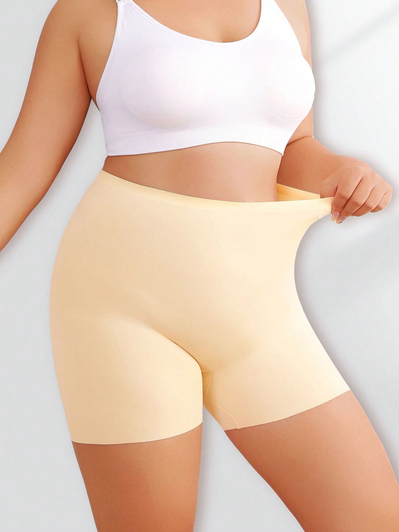 Plus Size Seamless Boyshorts