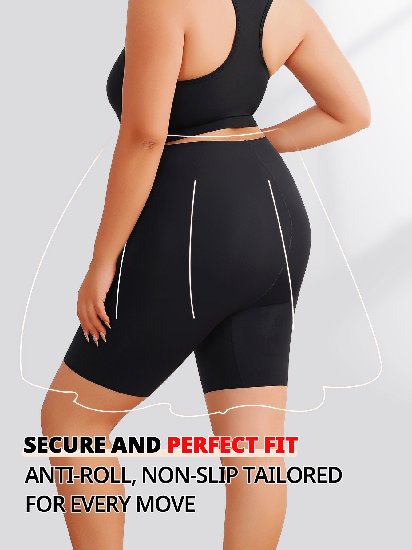 Plus Size Seamless Boyshorts