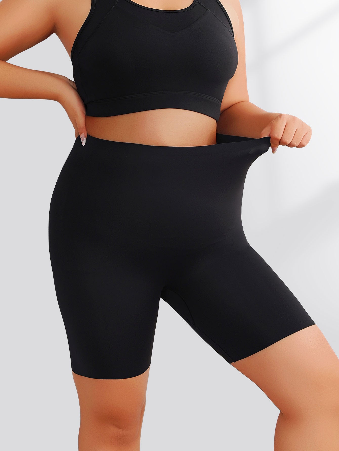 Plus Size Seamless Boyshorts